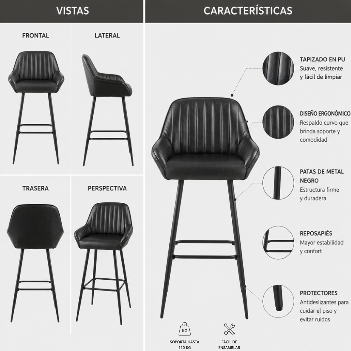 Silla Stand Barra