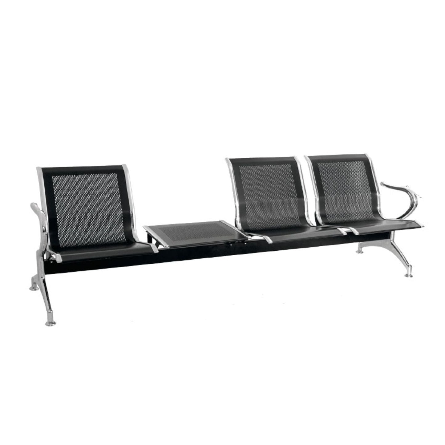Silla Tandem 3X1 Mesa Cromado