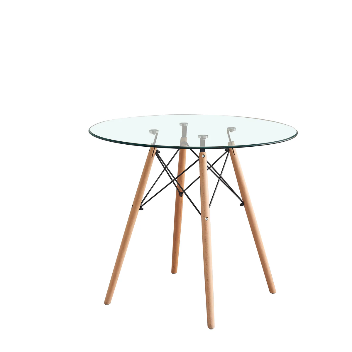 MESA EAMES CRISTAL REDONDA