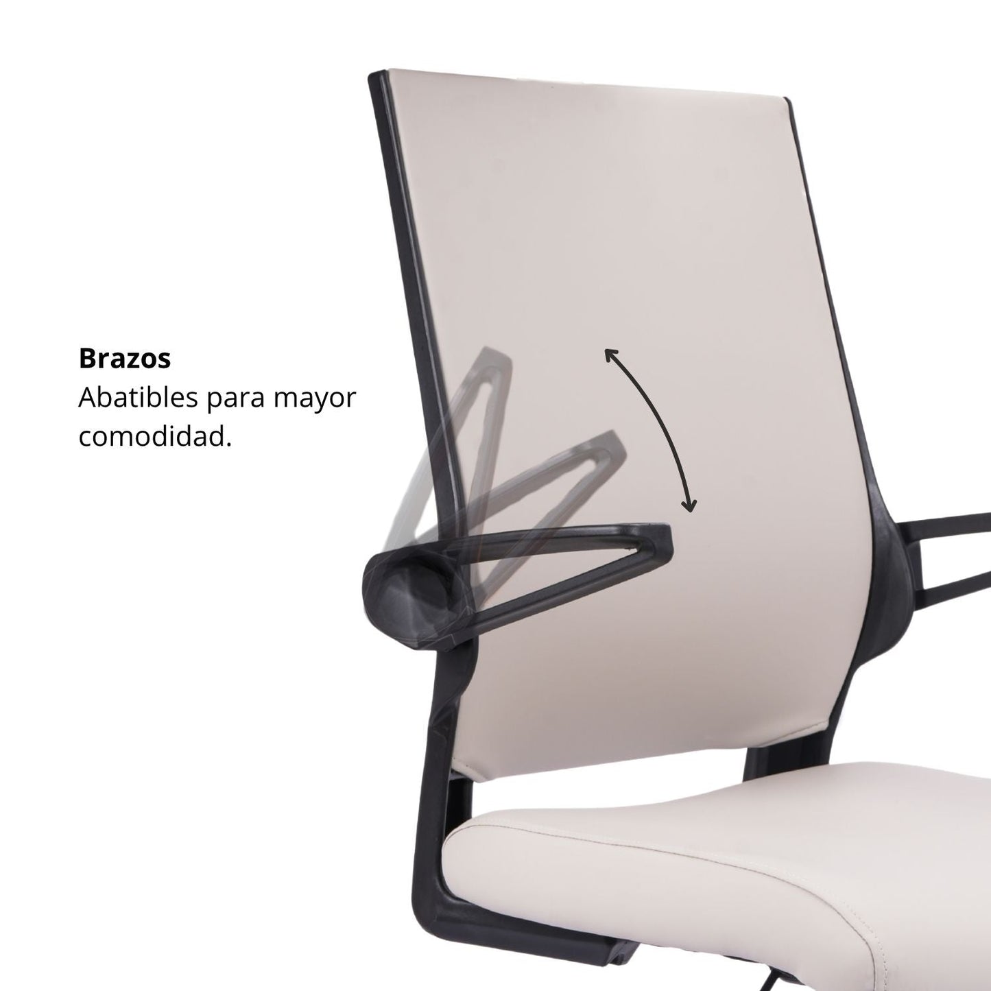 SILLA DE OFICINA AIRE BRAZO ABATIBLE GERENTE