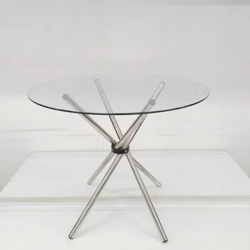 MESA TRENZA VIDRIO