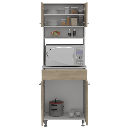 Alacena Cook Prestige Blanco - Roble Europeo