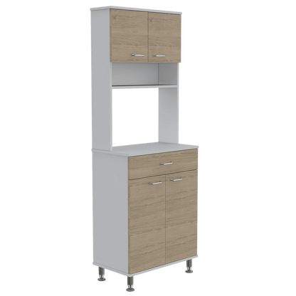 Alacena Cook Prestige Blanco - Roble Europeo