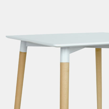 MESA ARISA 80X80 BLANCA