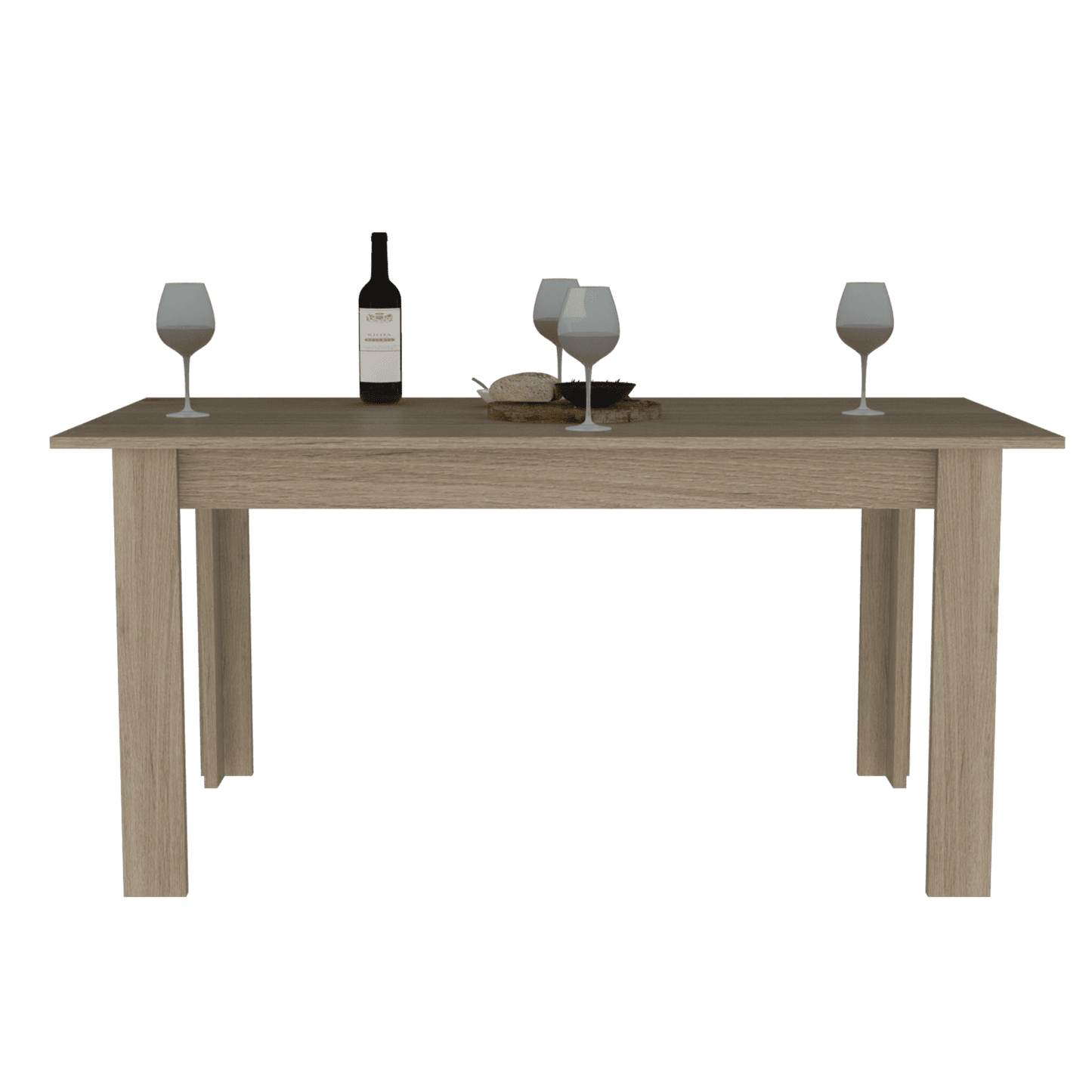 Comedor Amalfi Prestige 160 Roble Europeo + 4 sillas