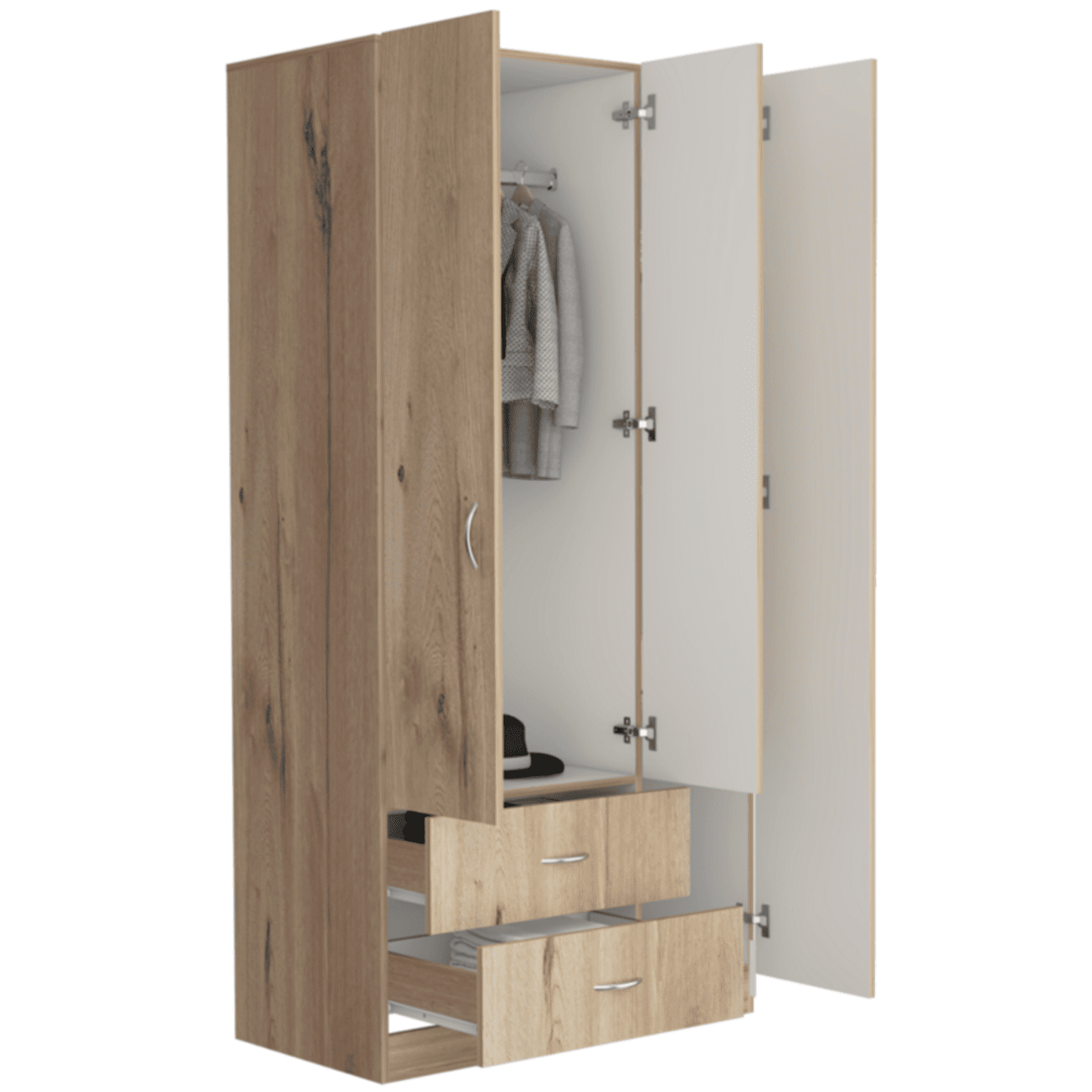 Closet Boreal Signature Beige Nórdico - Blanco