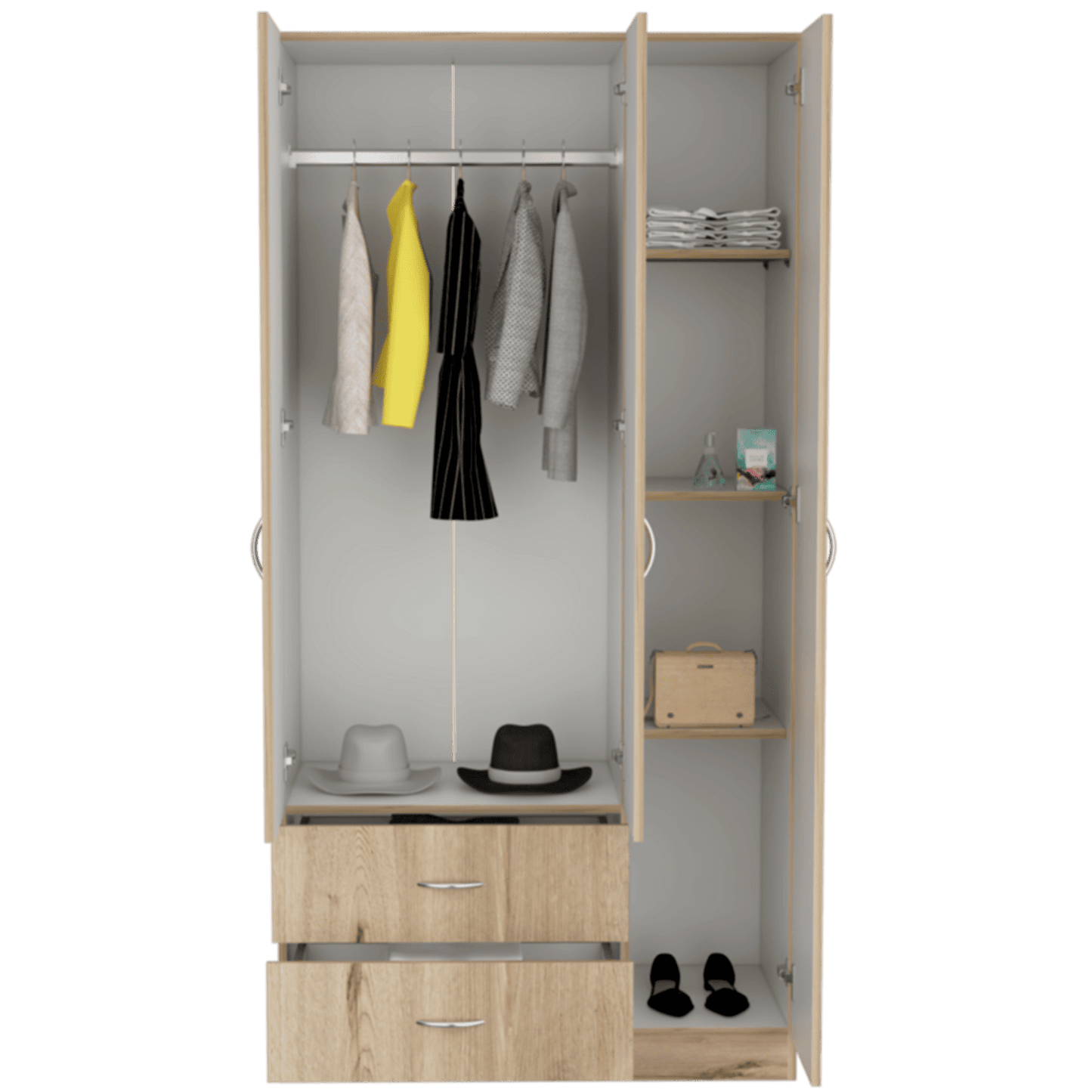 Closet Boreal Signature Beige Nórdico - Blanco
