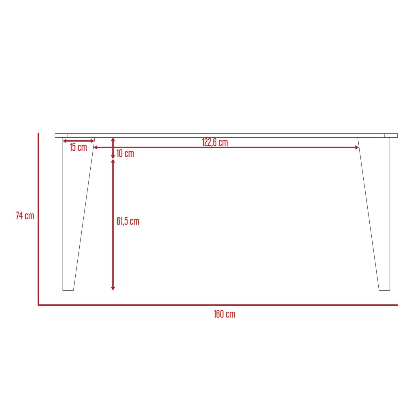 Comedor Verona Prestige 160 Brown Intenso