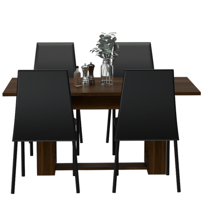 Comedor Vóltera Élite 160 + 4 sillas