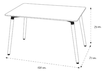 MESA BOEMIA 120X80
