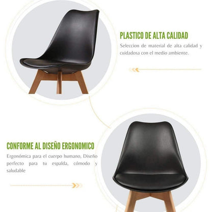SILLA TORONTO TAPIZADA