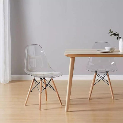 SILLA EAMES TRANSPARENTE