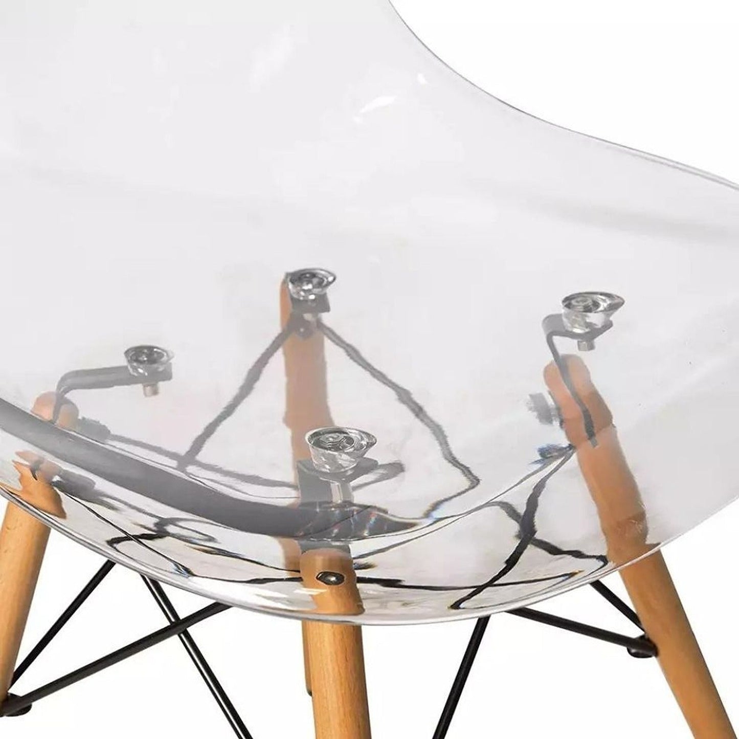 SILLA EAMES TRANSPARENTE