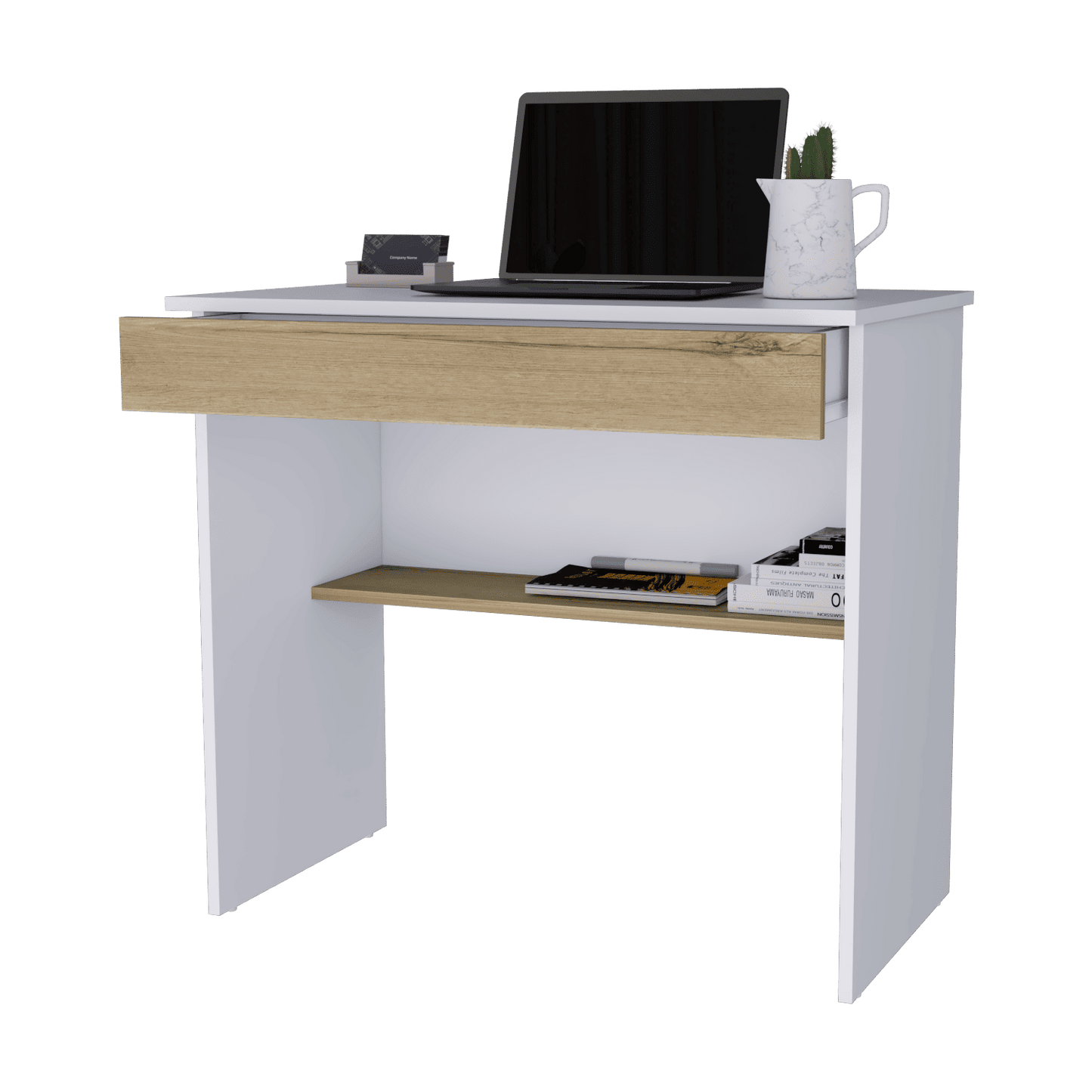 Escritorio Dakota Signature Blanco - Beige Nórdico