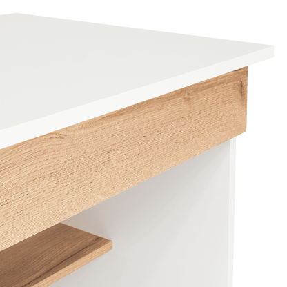 Escritorio Dakota Signature Blanco - Beige Nórdico