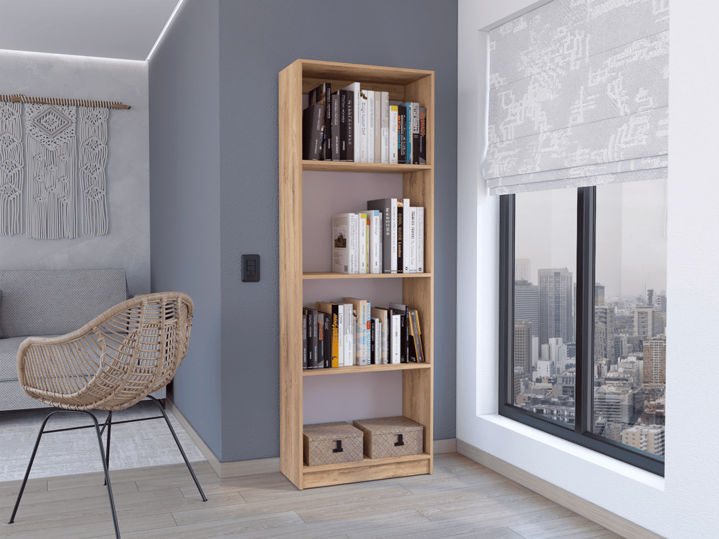 Estante Shelf Prime Crema Tostada Blanco
