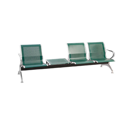 Silla Tandem 3X1 Mesa Cromado