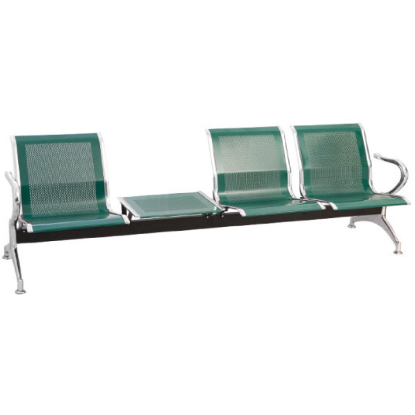 Silla Tandem 3X1 Mesa Cromado