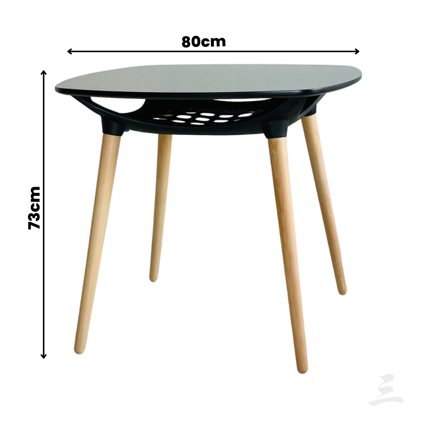 MESA CLAY CUADRADA 80CM