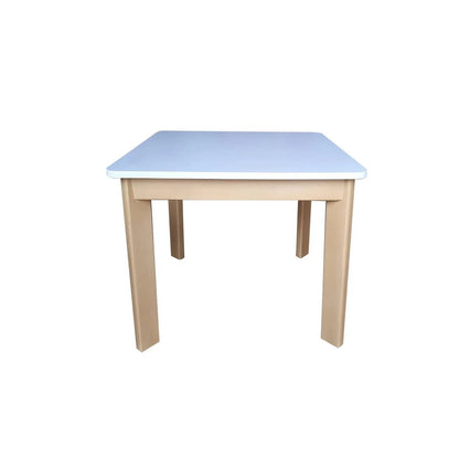 MESA INFANTIL CUADRADA BLANCA