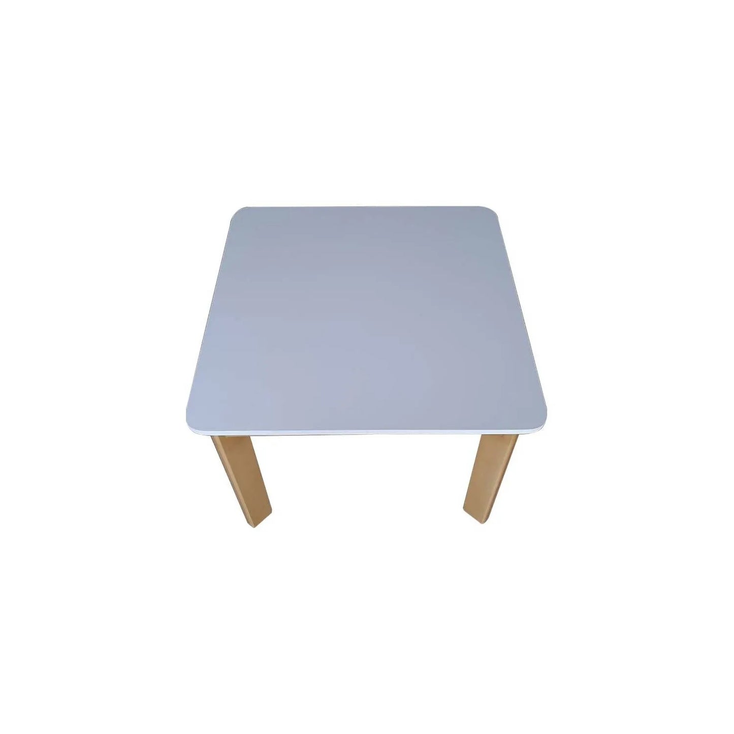 MESA INFANTIL CUADRADA BLANCA