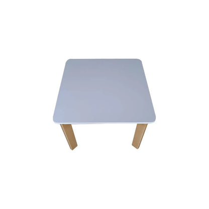 MESA INFANTIL CUADRADA BLANCA