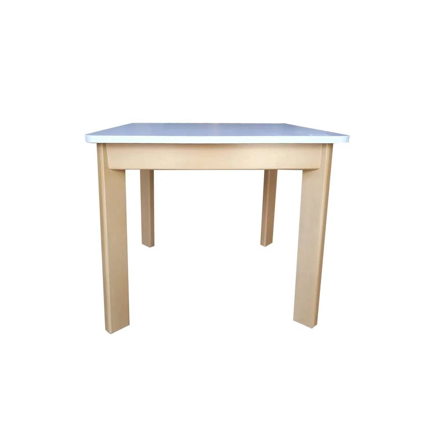 MESA INFANTIL CUADRADA BLANCA