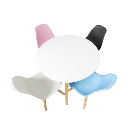 Mesa infantil nube Redonda blanca