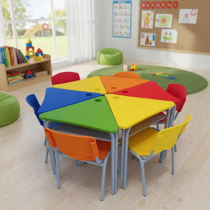 Kit Juego Triangular Hexagonal  con portalibros