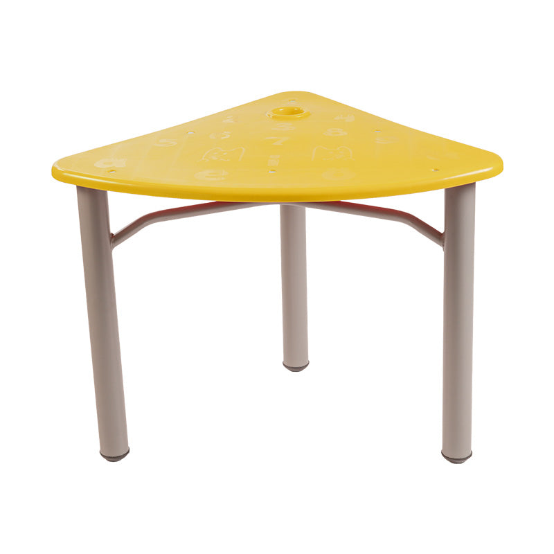 Pupitre escolar triangular sin portalibros