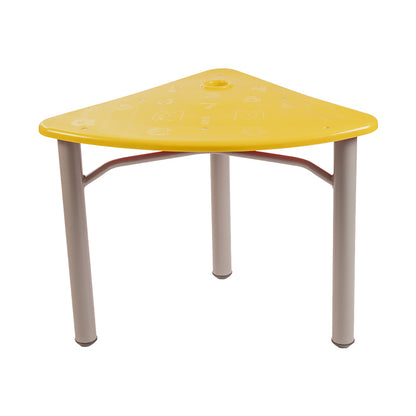 Pupitre escolar triangular sin portalibros