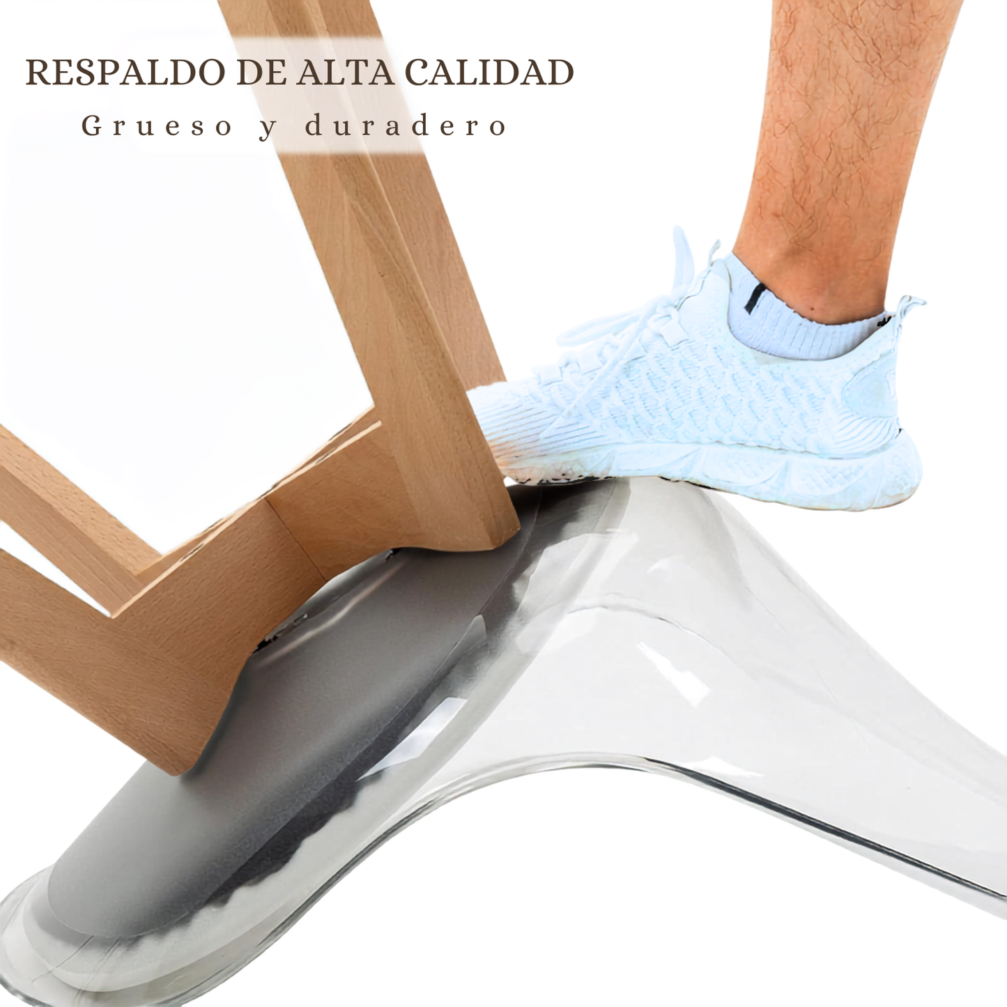 SILLA TORONTO TRANSPARENTE TAPIZADA