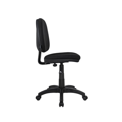 SILLA GIRATORIA SECRETARIAL ESPALDA MEDIA NEGRA