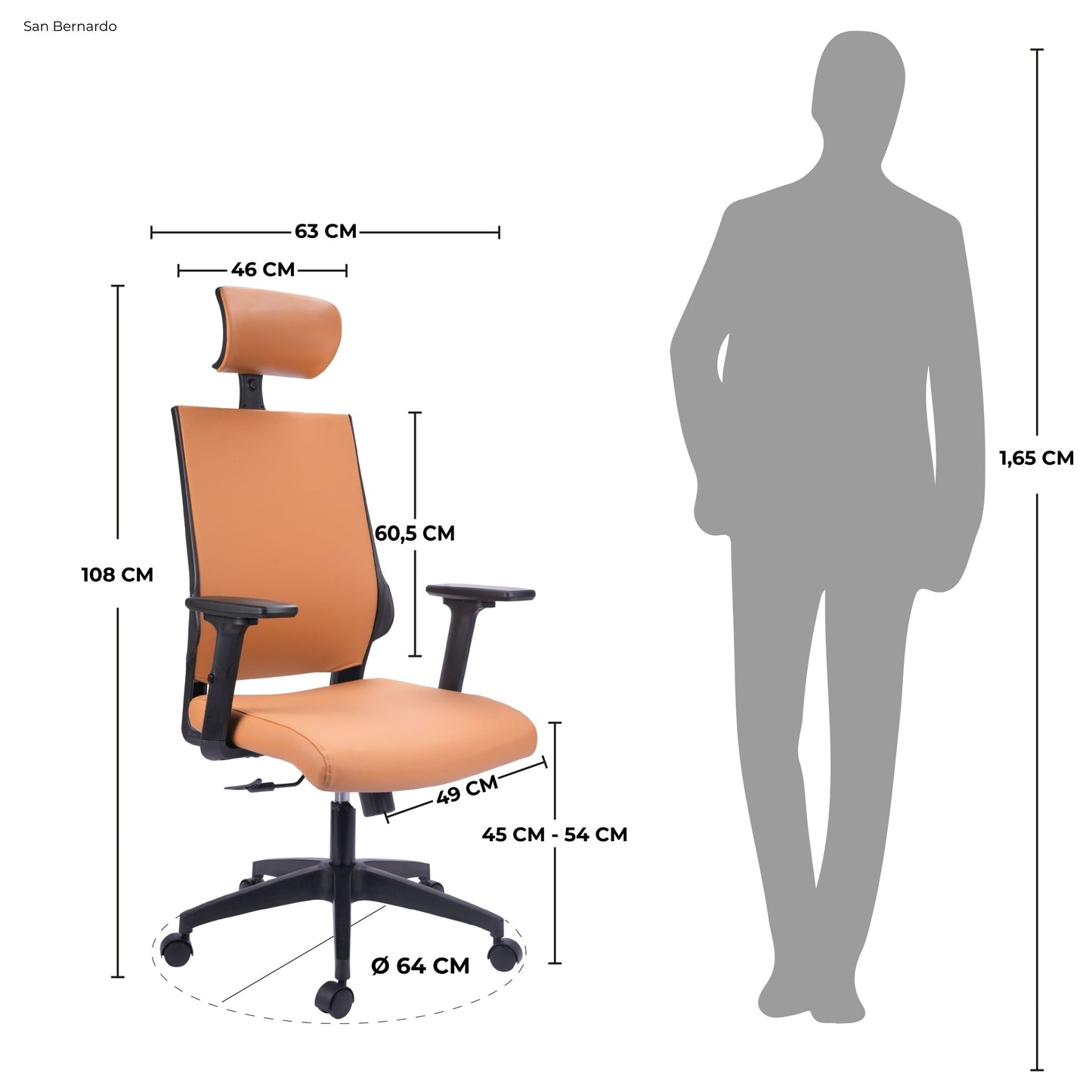 SILLA DE OFICINA BRISA PRESIDENTE