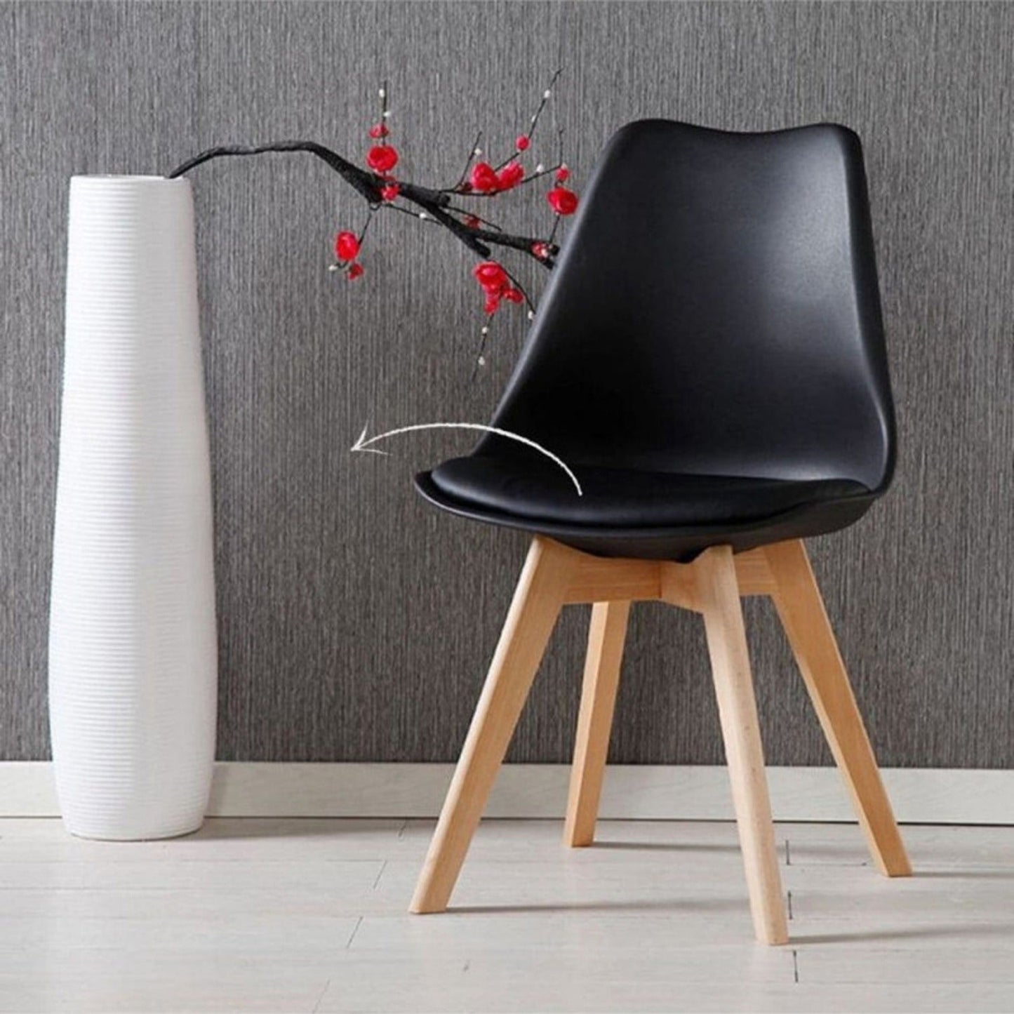 SILLA TORONTO TAPIZADA