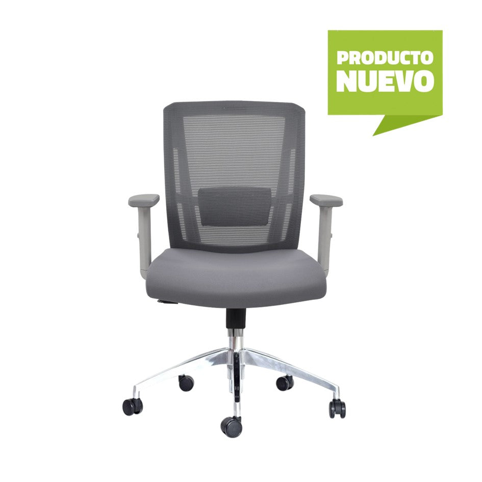 SILLA DE OFICINA ROMA PRO GERENTE GRIS