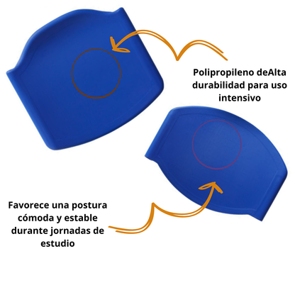 Silla Smart Pro Universitaria Isosceles Abatible