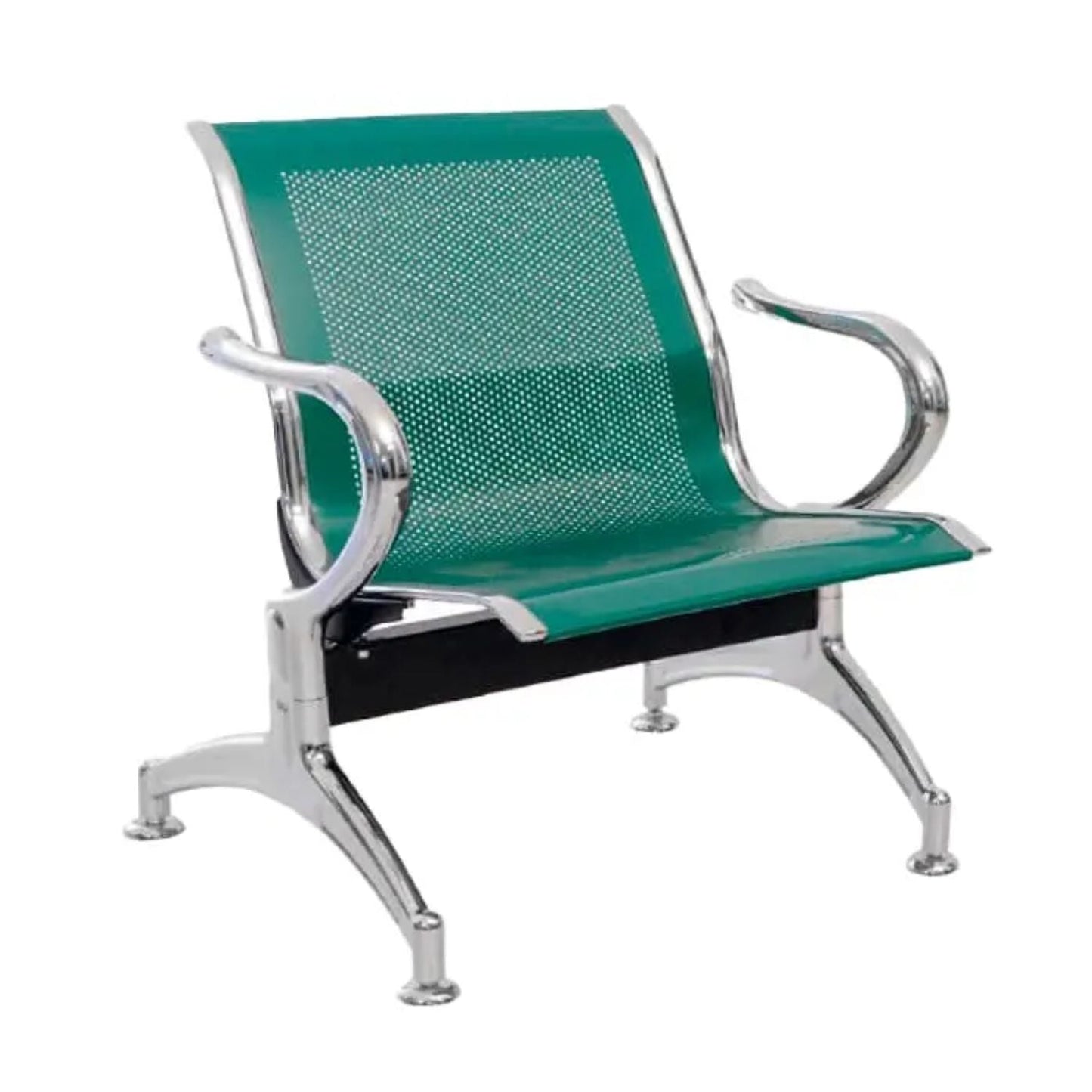 Silla Tandem 1 Puesto Cromado