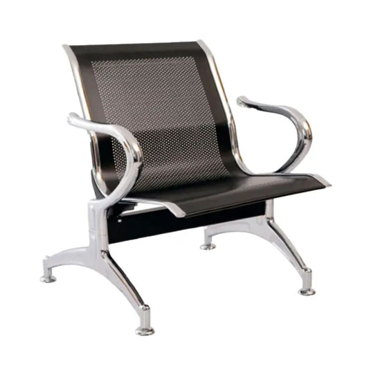Silla Tandem 1 Puesto Cromado