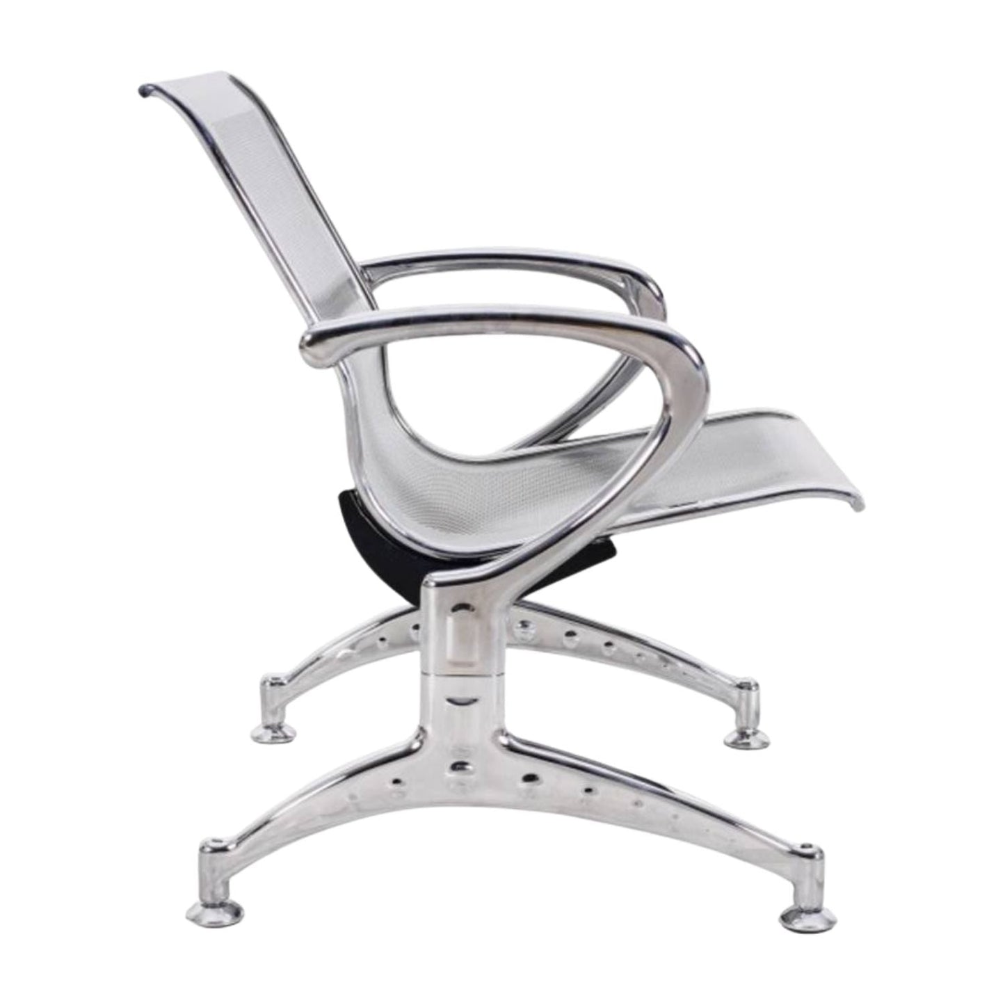 Silla Tandem 2X1 Mesa Cromado