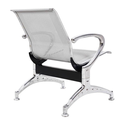 Silla Tandem 1 Puesto Cromado