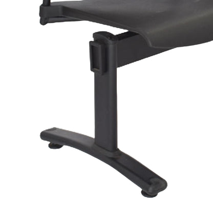 Silla Tandem 2 Puestos Base Negra Tobu