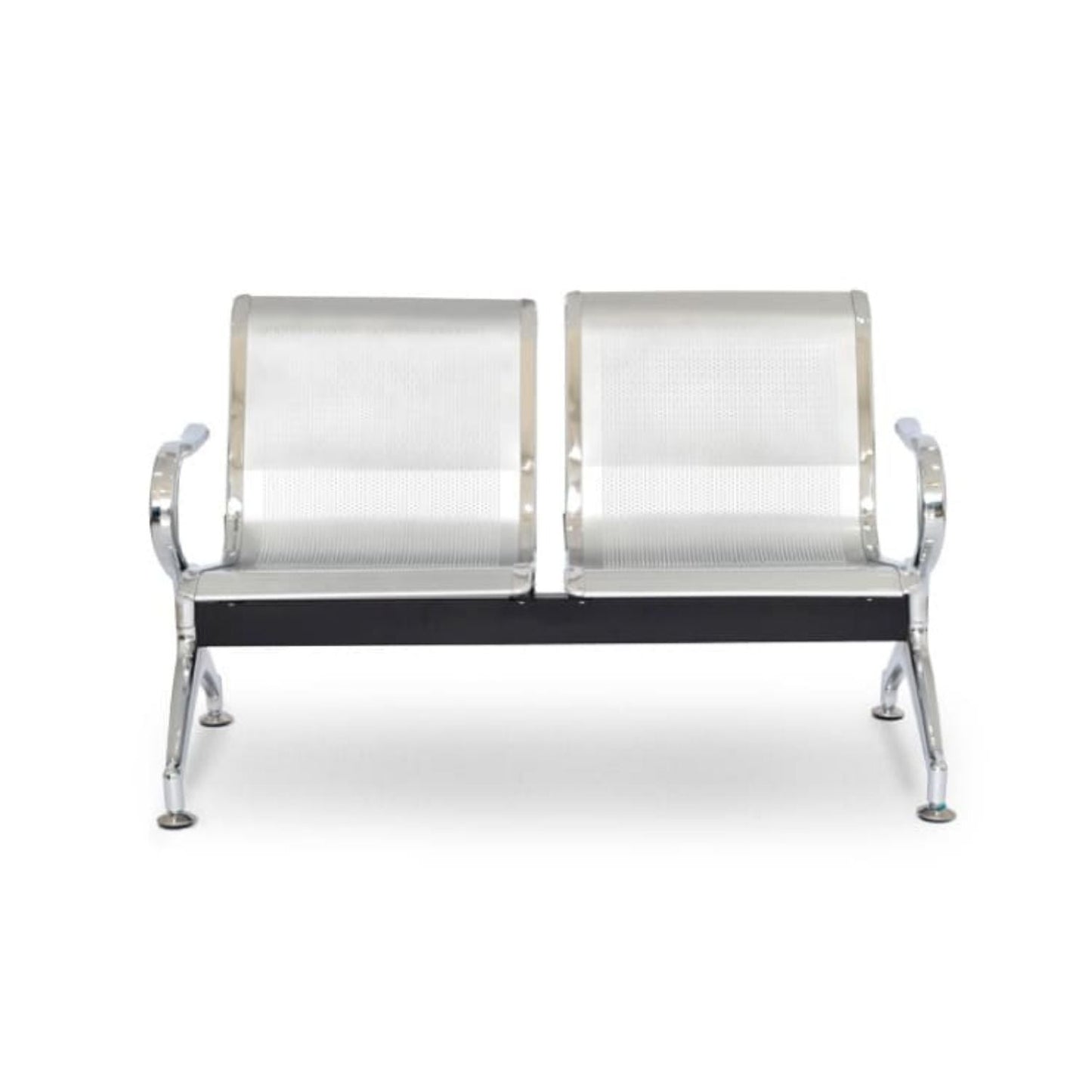 Silla Tandem 2 Puestos Cromado