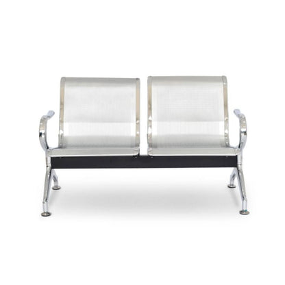 Silla Tandem 2 Puestos Cromado