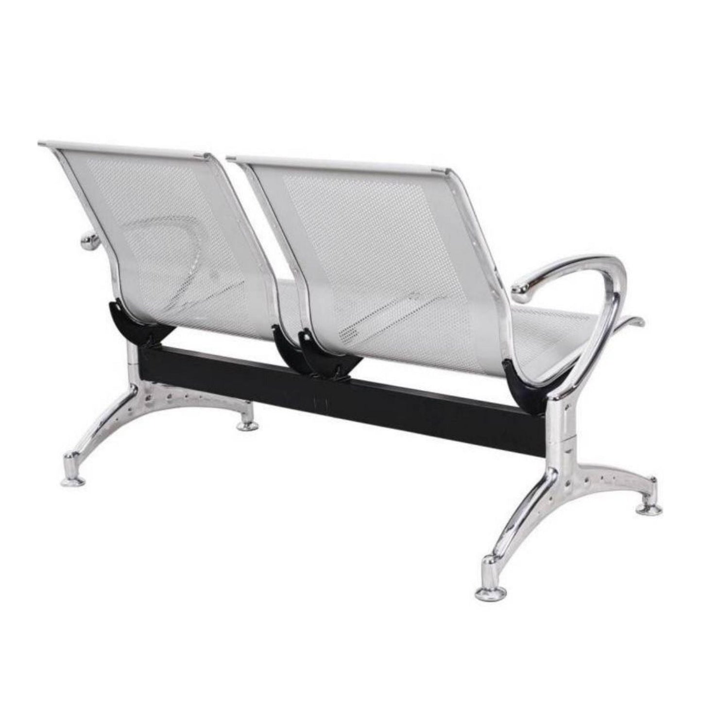 Silla Tandem 2 Puestos Cromado