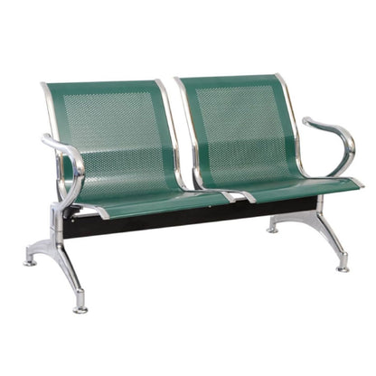 Silla Tandem 2 Puestos Cromado