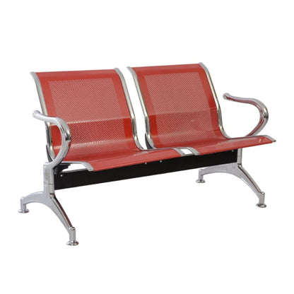 Silla Tandem 2 Puestos Cromado