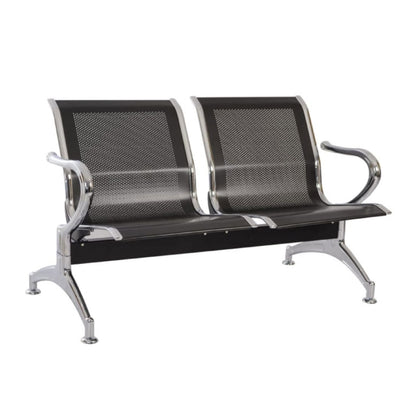 Silla Tandem 2 Puestos Cromado