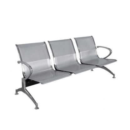 Silla Tandem 3 Puestos Cromado