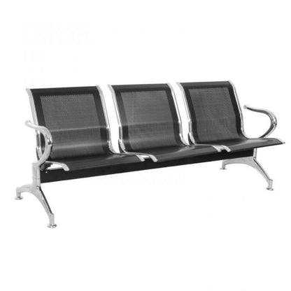 Silla Tandem 3 Puestos Cromado